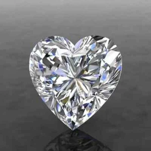Certified 1.50 CT Loose D Grade Heart cut  White Loose Cut Diamond 1 free gift - Picture 1 of 7