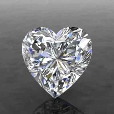 Certified 1.50 CT Loose D Grade Heart cut  White Loose Cut Diamond 1 free gift - Image 1 of 4