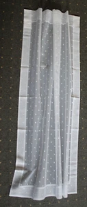 NEU Schöne Bistrogardine, Scheibengardine weiß Punkte 60 cm x 99 cm "bonprix" - Bild 1 von 1