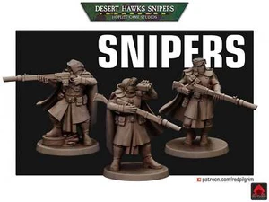 Francotiradores Desert Hawks | Miniaturas Red Pilgrim | 28 mm - Imagen 1 de 7
