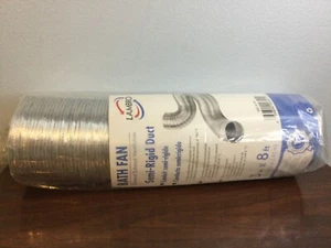 Lambro Bath Fan Semi-Rigid Duct Vent 3 in x 8’ MFG #301 Brand New Sealed - Picture 1 of 3