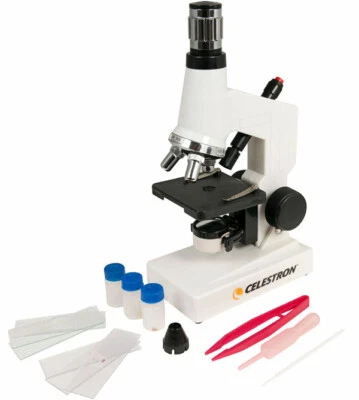 Celestron Beginner Microscope Kit Magnification 40x-600x #44121  (UK Stock) BNIB - Image 1 of 4