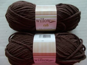 Willow Yarns Cub Baumwollmischgarn, Wald (braun), Menge 2 (88 Yards pro Stück) - Bild 1 von 2