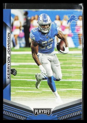 2019 Panini Playoff Kerryon Johnson #134 - Image 1 of 2