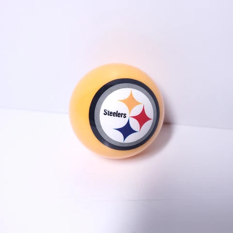 NFL ~ Pittsburgh Steelers ~ Pool Ball Yellow Cover