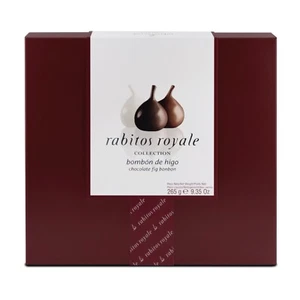 Higo cubierto de leche, chocolate blanco y oscuro Rabitos Royale (15 piezas / 265 g) - Imagen 1 de 4
