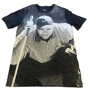 Nike Tiger Woods TW "The Eyes Have It" 25th Anniversary T-Shirt Gr. Klein Schwarz - Bild 1 von 7