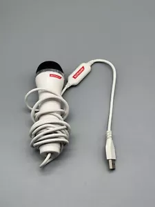 Micrófono USB Konami Logitech para PS2 PS3 Wii Xbox 360 E-UR20 Blanco Funcionando - Imagen 1 de 4