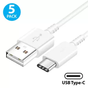 5-Pack OEM Samsung USB-C Type C Fast Charging Cable Galaxy S8 S9 S10 Plus Note 9 - Picture 1 of 4