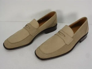NEW E.T. WRIGHT MASTERS COLLECTION NUBUCK LEATHER LOAFERS DRESS SHOES MEN 9.5 B - Picture 1 of 11