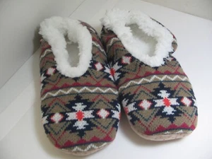 Pantofole SONOMA Fairisle scarpe da donna slip-on multicolore anfora tessute S-M NUOVE - Foto 1 di 4