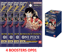[OP01-IN STOCK FROM EU] One Piece TCG - 4 Booster - Romance Dawn SEALED JAPANESE
