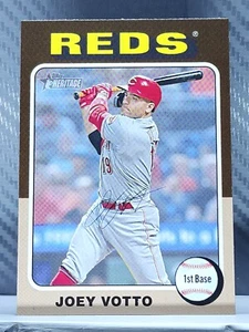 Joey Votto 2024 Topps Heritage #255 - Reds - Picture 1 of 2