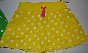 Carter's  Playwear Girls Skorts Sizes 4   NWT  Yellow Polka Dot - Picture 1 of 1