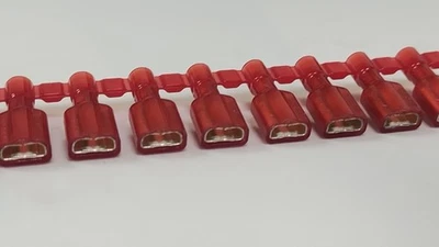 NEW≈ 1.5K RL PANDUIT DNF18-250FIB-3K 0.250" QC F 18-22 AWG Crimp Con Fully Insul - Image 1 of 4