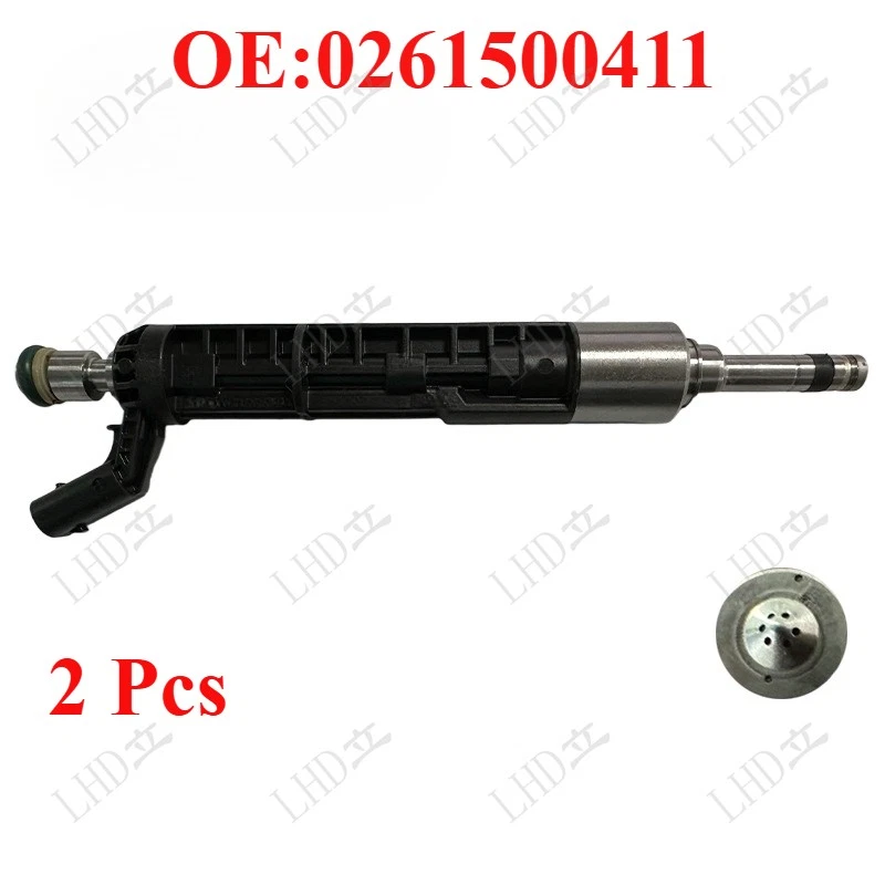 Inyector de combustible 2 piezas 0261500411 05281483AA 8143093056 para Jeep Wrangler JL- Foto 1 de 4