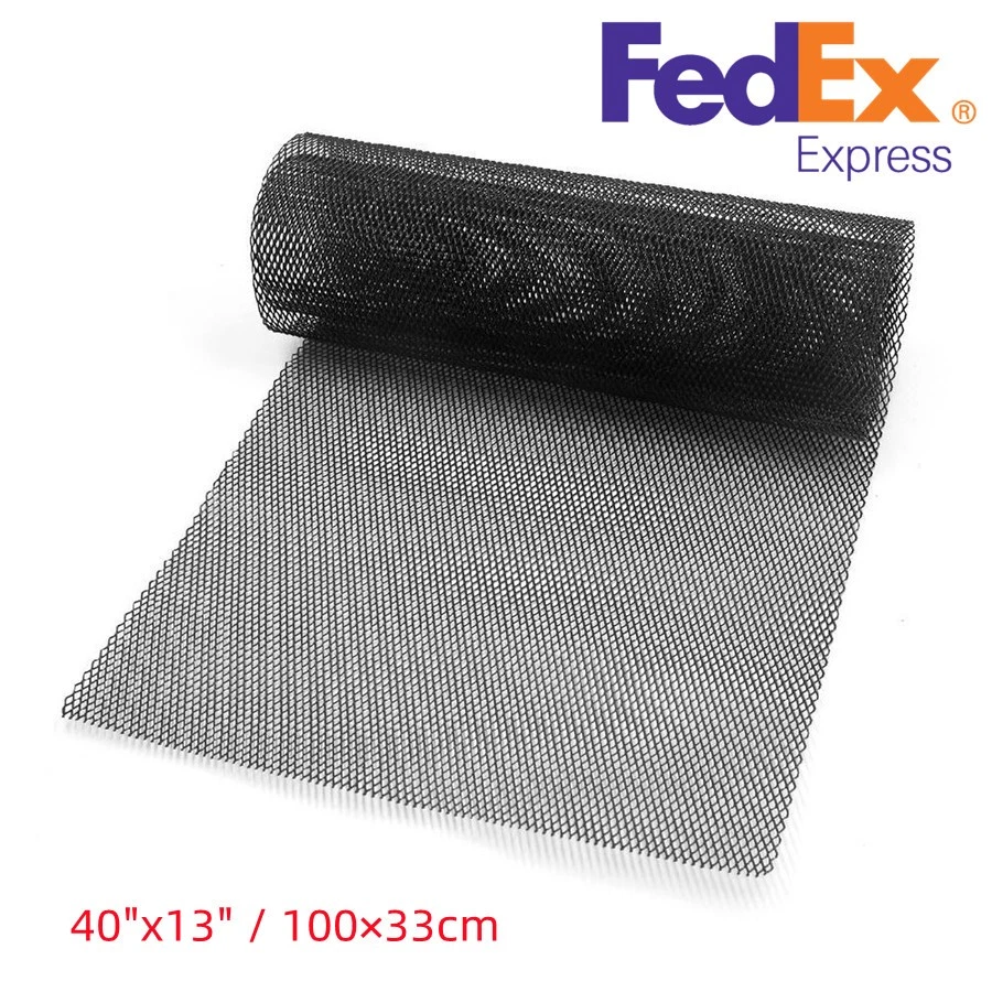 Aluminum Mesh Grill Cover Car Bumper Fender Hood Vent Grille Net 40" x 13" USA Foto 1 de 4