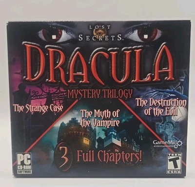 PC Game Dracula Mystery Trilogy Strange Case Myth Of The Vampire Very Good - Image 1 of 3