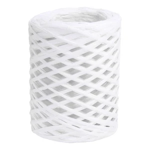 Raffia-Band 100 Yard, 1 Rolle Naturverpackungspapier-Schnur, Weiß - Bild 1 von 7