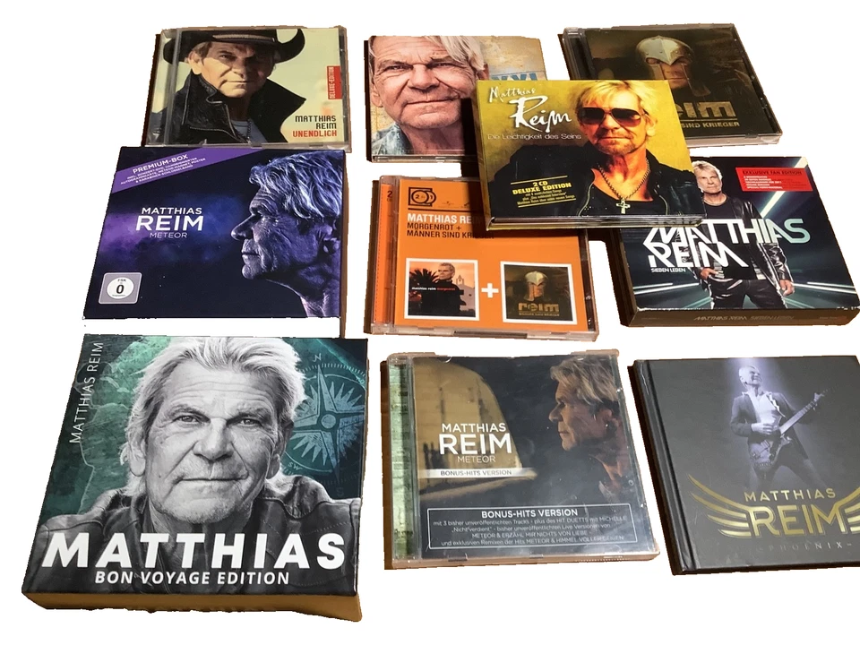 Matthias Reim 2 Boxen und 11 CDs viele Sondereditionen kaum gespielt alles compl - Bild 1 von 4