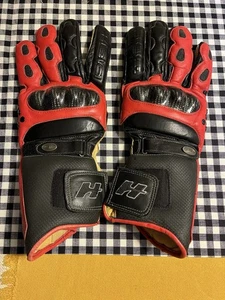 HELD Motorcycle Armored Gloves / Red and Black Size 10 - Picture 1 of 8