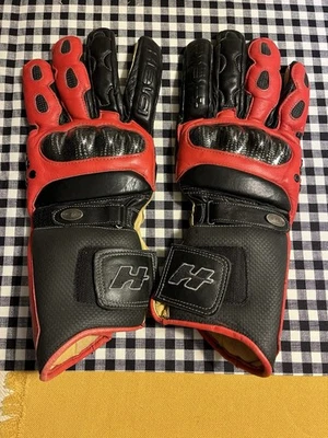 HELD Motorcycle Armored Gloves / Red and Black Size 10 - Image 1 of 4