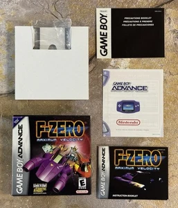 F-Zero: Caja de velocidad máxima + Manual + Insertos - Nintendo Game Boy Advance GBA - Imagen 1 de 11