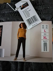 Up2 Fashion Damen Fashion Hose Regular Fit Freizeithose Stoffhose Damenhose Gr.L - Bild 1 von 4