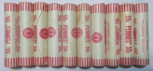 10 Rollen Stempelglanz Lincoln Small Cent Münze 8 1973 2 1974 Bank Rolled Wrap - Bild 1 von 3