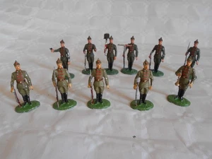 vintage Russian lead soldiers figures 62mm WW2 Red Army troops - Picture 1 of 9