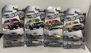 HOT WHEELS 2018 Walmart Exclusive 50th Anniversary Zamac Set of 8 BEAUTIFUL SET - Picture 1 of 19