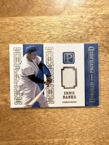2016 Panini Pantheon Onorato E Privilegiato Ernie Banks #HP-EB 87/99 - Foto 1 di 2
