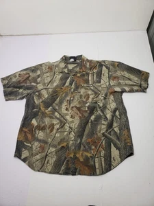 Winchester Supreme Mens Realtree Hardwood Camo Button Up Short Sleeve Shirt 2XL? - Picture 1 of 17