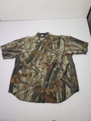 Winchester Supreme Mens Realtree Hardwood Camo Button Up Short Sleeve Shirt 2XL? - Image 1 of 4
