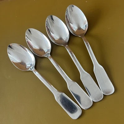4 colheres de sopa BASTILLE William Sonoma talheres de aço inoxidável França 18/10 - Imagem 1 de 4