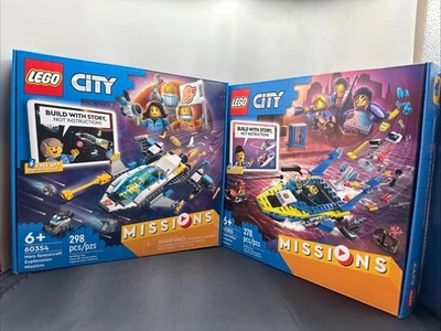 LEGO City Water Police Detective 60355 & 60354 Mars Spacecraft Exploration. - Image 1 of 4