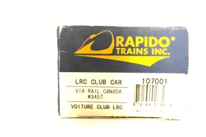 (ESCALA HO/RAPIDO) VÍA RAIL CANADA LRC CLUB CAR #3457 - Imagen 1 de 7