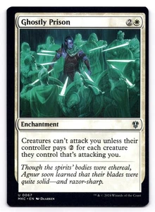 Ghostly Prison NM Commander: Murders at Karlov Manor 0067 MTG Regular - Picture 1 of 2