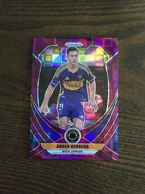 2025 Panini Prizm FIFA Club World Cup Ander Herrera Purple Pandora 15/49 Boca Ju - Image 1 of 2