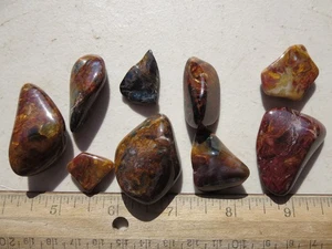 757  TUMBLE POLISHED PIETERSITE.  VERY PRETTY, EX CLOSED OLD TIME ROCK SHOP - Picture 1 of 2