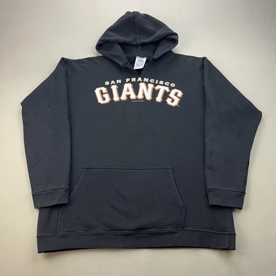 Sudadera con capucha vintage de los Gigantes de San Francisco para hombre grande negra MLB majestuosa y2k Foto 1 de 4