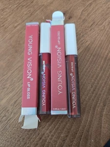 Young Vision lip gloss set Red & Brown New Boxed Beauty Lips - Picture 1 of 5