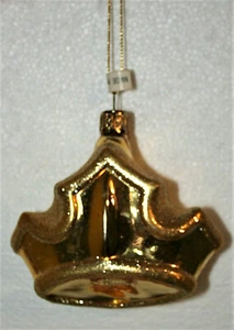 Disney Bella Durmiente Corona de Vidrio Espejo Vidrio Cristmas Adorno de Navidad Nuevo - Imagen 1 de 2