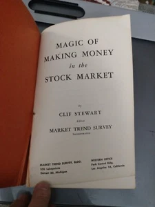 Magic of Making Money in the Stock Market by Clif Stewart - Picture 1 of 11