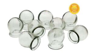 24 pcs Health Medical Massage Jars USSR Soviet Glass Fire Cupping Cups Vintage