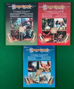 DLC1 Dragonlance Classics Volume I Advanced Dungeons Dragons AD&D 2nd Edition - Imagen 1 de 21