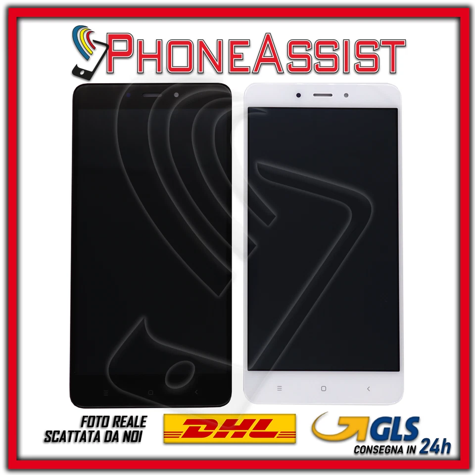 DISPLAY LCD PER XIAOMI REDMI NOTE 4 TOUCH SCREEN SCHERMO VETRO NERO / BIANCO - Immagine 1 di 1