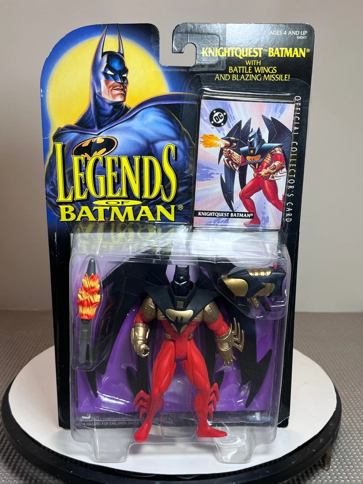 FIGURA DE 5 PULGADAS LEGENDS OF BATMAN KNIGHTQUEST BATMAN -SIN ABRIR EN CAJA - 1994 Foto 1 de 4