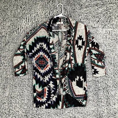Suéter Cato Mujer Mediano Multicolor Azteca Tribal Suroeste Tapiz País Foto 1 de 4