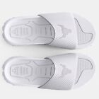 Under Armor Project Rock Slides Michelin White/Halo Gray Sandals Men?S 8 Nwt